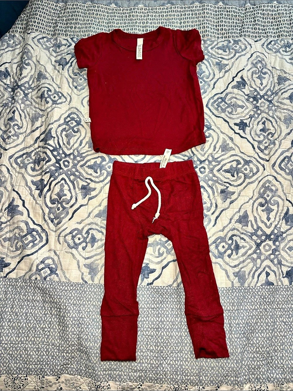 Childhoods Clothing Rib Knit Matching Set Like New